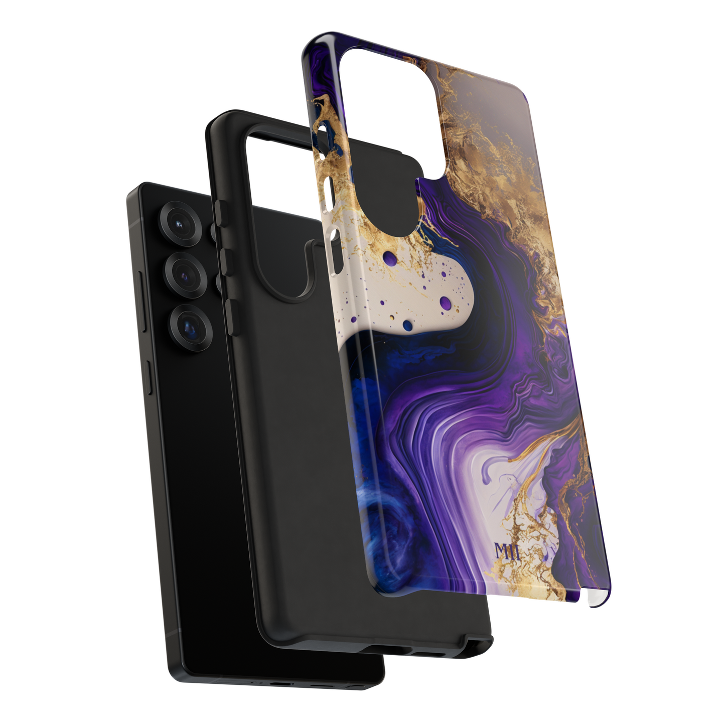 Abstract Violet Wave