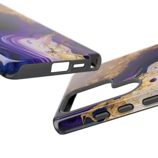 Abstract Violet Wave