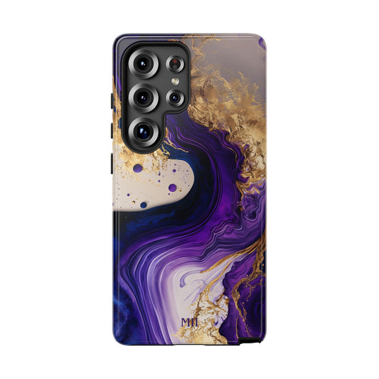 Abstract Violet Wave